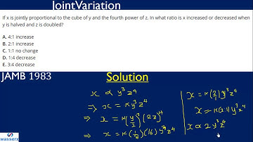Joint and Partial Variation