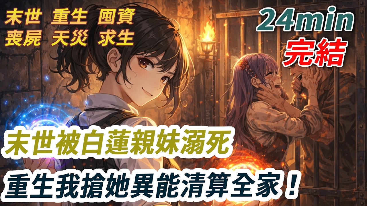 末世爆發，重生回到異能覺醒前一夜，我搶先吞下雙能量核。上輩子妹妹用水球活活溺死我，這一次我要看她失去異能，被戀愛腦拖進地牢，與渣男互掐到死！