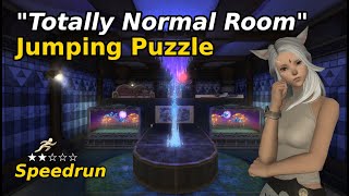 FFXIV - Totally Normal Room Jumping Puzzle Speedrun