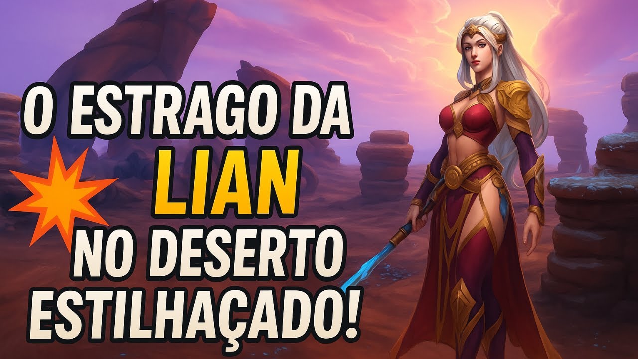 O estrago da Lian no Deserto Estilhaçado💥!