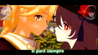 Aether x Hu Tao | Genshin Impact Animation | Sub español