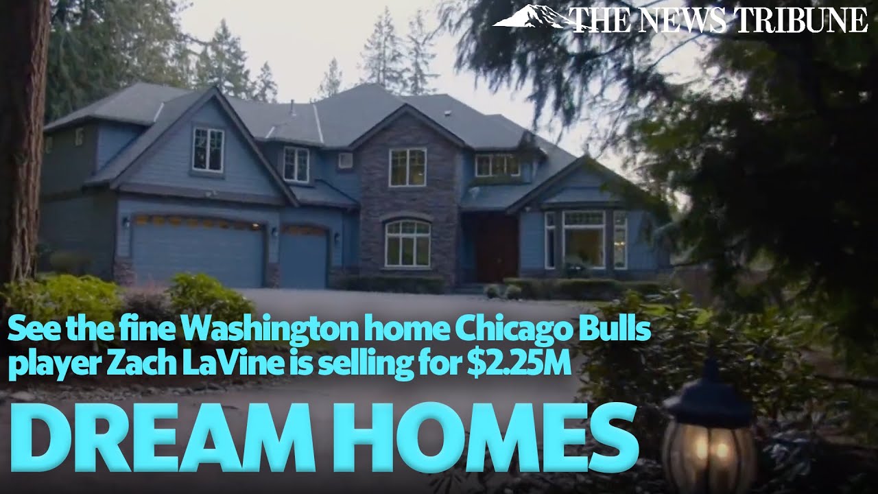 See the Fine Washington Home Chicago Bulls Player Zach LaVine is Selling for 2.25M YouTube