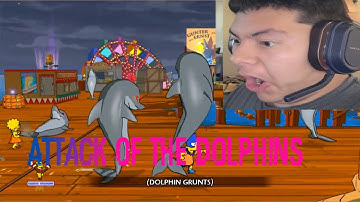 The Simpsons Game Gameplay Walkthrough Part 7 The Day of The Dolphin
