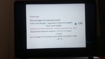 Class 6 ( English Version) Agriculture Studies