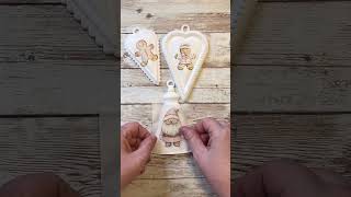 Adorable IOD Ornament DIY #inspire  #diy #gingerbread #create #dowhatyoulove