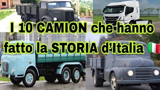🚚 I 10 Camion Che Hanno Fatto La Storia D’italia 🇮🇹 Dal Dopoguerra Agli Anni 2000