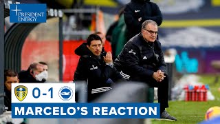 “We didn’t attack well” | Marcelo Bielsa reaction | Leeds United 0-1 Brighton and Hove Albion