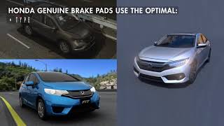Honda Genuine Parts University: Brake Pads