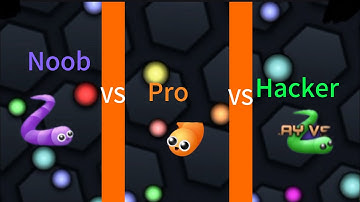 Slither.io Noob vs pro vs hacker
