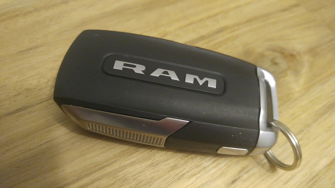 2019 - 2022 RAM Key Fob Battery Replacement - DIY - YouTube