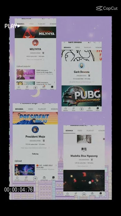 4 jedag jedug youtubers lagi nih bos (Versi Milyhya dan temannya)