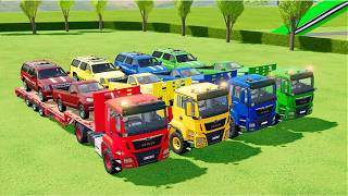 ALL POLICE VEHICLES, SPORTS CAR &amp; MONSTER TRUCK EXTREME OBSTACLE ROAD - FS22