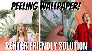 How to apply adhesive peel and stick wallpaper AND water-activated  wallpaper 