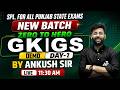 All Punjab State Exams | New Batch Zero To Hero | Gk\Gs Demo Day-2 By Ankush Sir