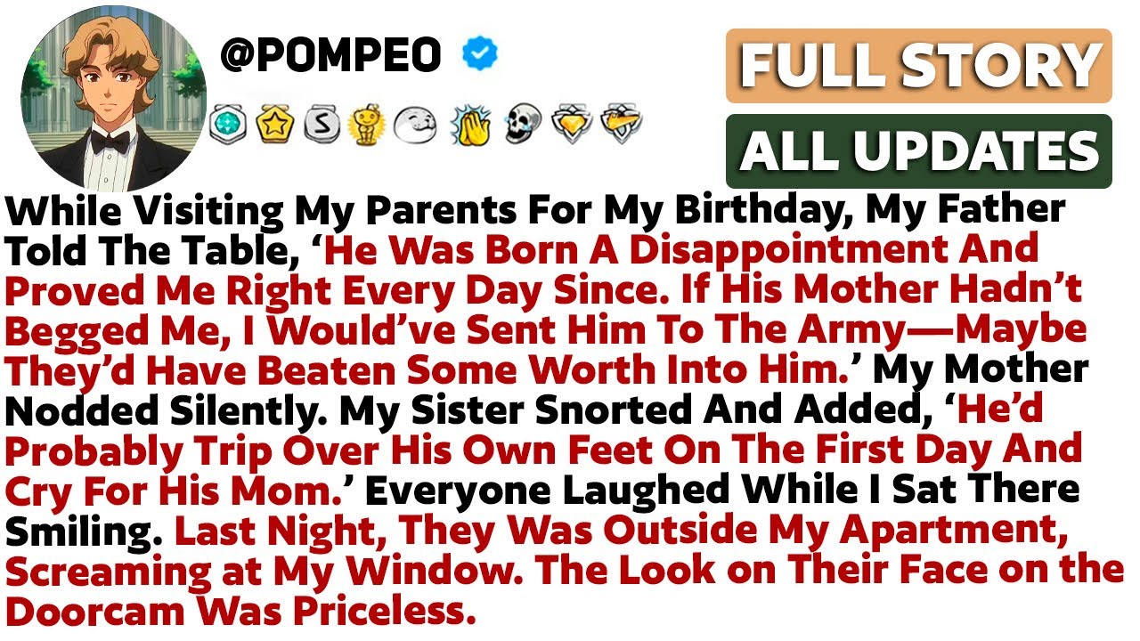 While Visiting My Parents For My Birthday, My Father Told The Table, ‘He Was Born A Disappointment..