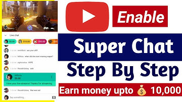 How To Enable Super Chat On Youtube || Step By Step || Android || Hindi🔥🔥🔥