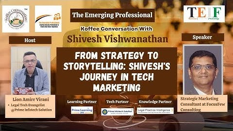 From Strategy to Storytelling: Shivesh’s Journey in Tech Marketing | Koffee Conversation @TEIF