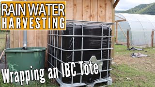 IBC tank wrapping | rainwater harvesting