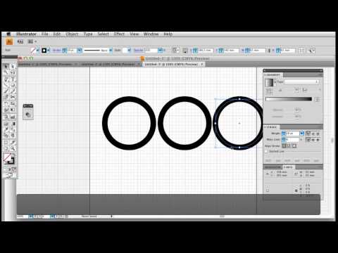 Olympic rings in Illustrator STAGE 1
