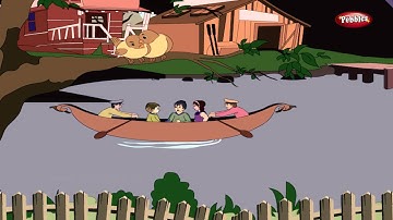 Row Row Row Your Boat in Marathi | Marathi Rhymes For Kids | मराठी गाणी | Nursery Rhymes with Lyrics