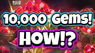 How to Get 10k Gems on YOUR Account!!!  Raid: Shadow Legends