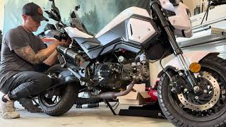 I bought a FAKE Honda Grom - Junk or perfect project bike Boom Vader 212cc Build
