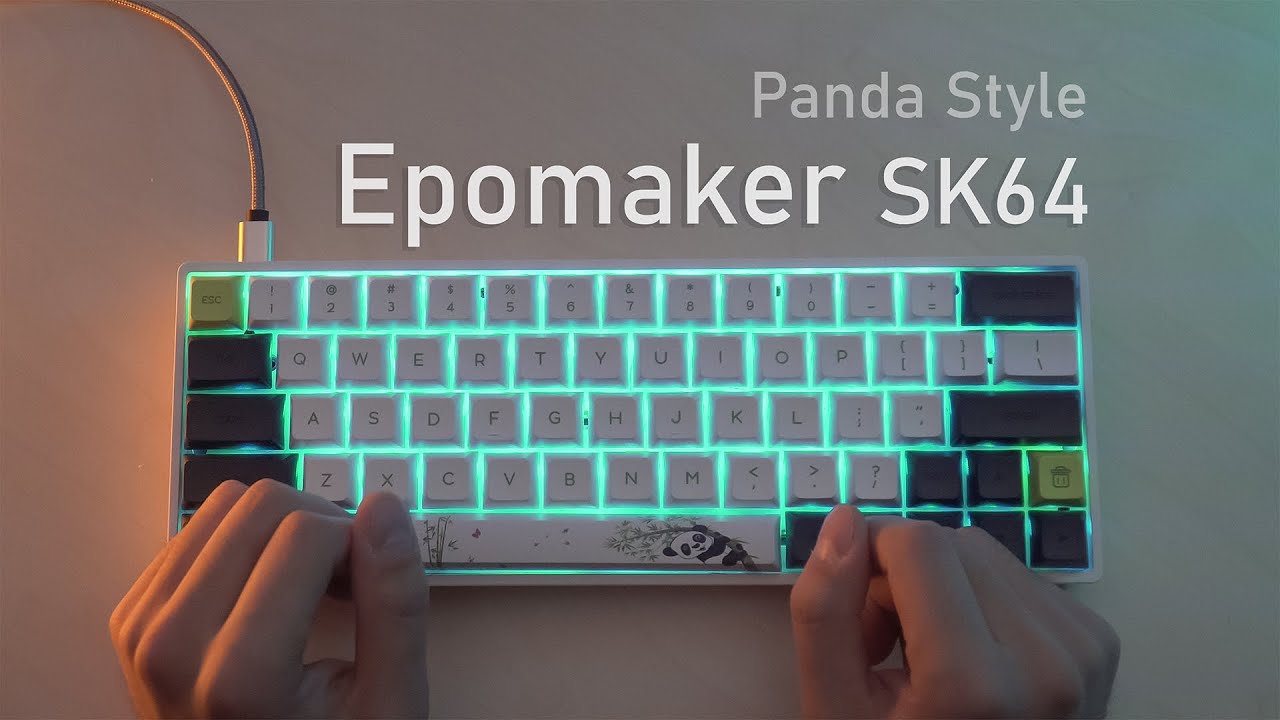 La Mia Tastiera Meccanica - Epomaker SK64 Panda Style | Sound Test (Gateron  Optical Black) - YouTube