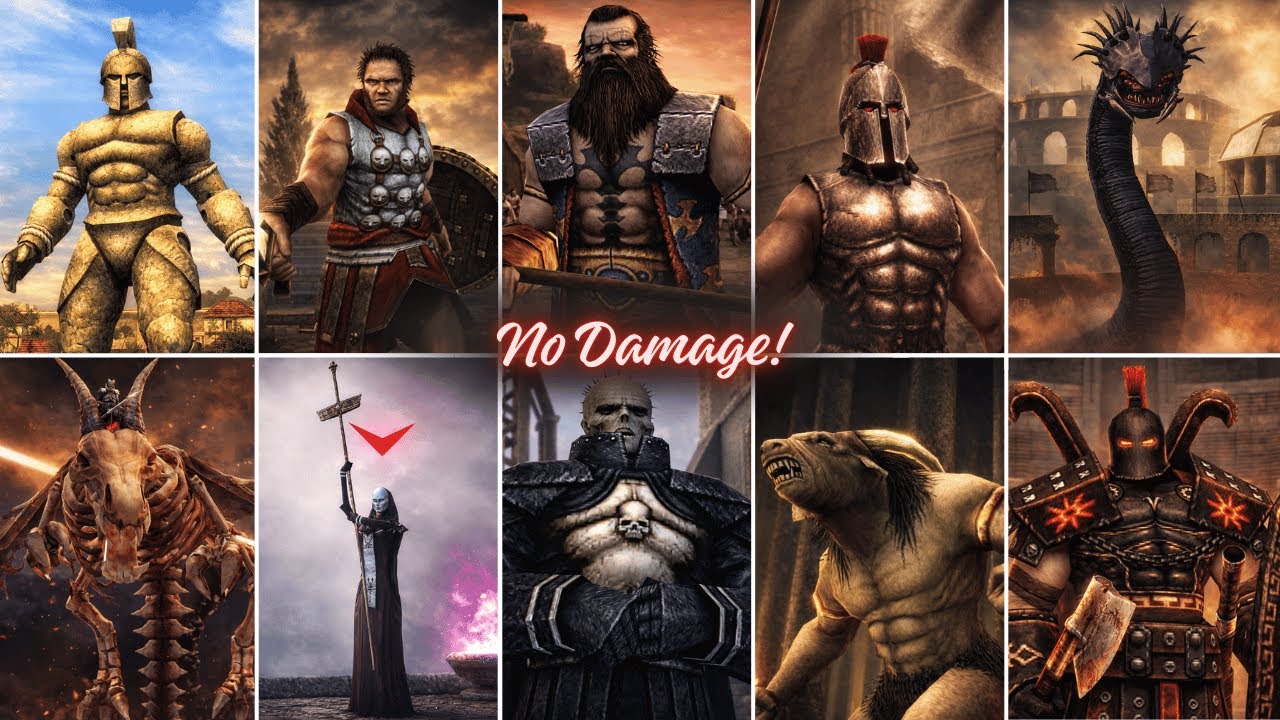 Spartan: Total Warrior - All Bosses (No Damage, Veteran Difficulty) [4K 60FPS]