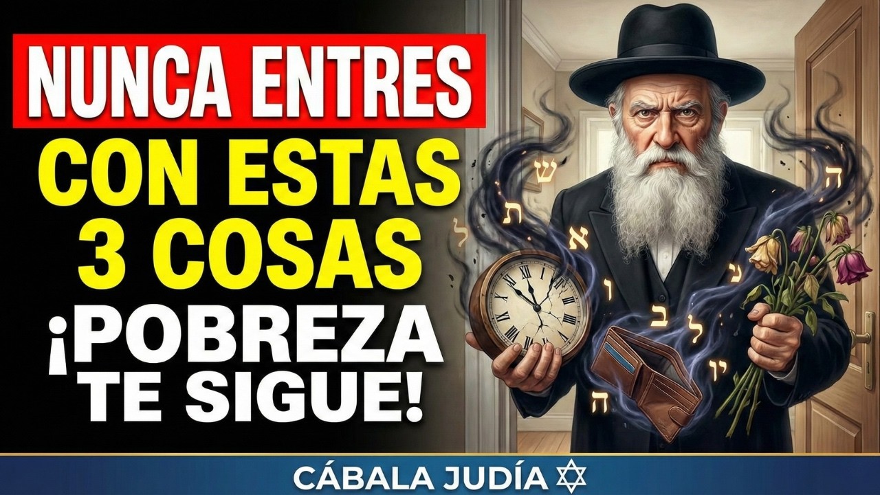 🔴NUNCA Entres a tu Casa con Estas 3 Cosas en las Manos — La Pobreza te Sigue | Kabbalah