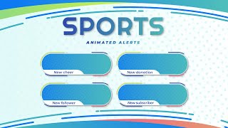 Sports Animated Alerts for Twitch, Youtube and Facebook Gaming screenshot 1
