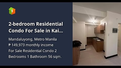2-bedroom Residential Condo For Sale in Kai Garden Residences Mandaluyong