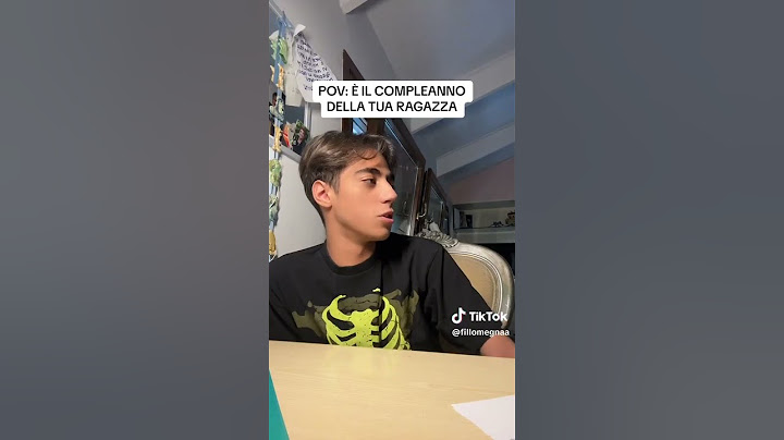 POV: È IL COMPLEANNO DELLA TUA RAGAZZA