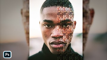 How to Create Stunning, Photo Mosaic Portraits / Photoshop Tutorial
