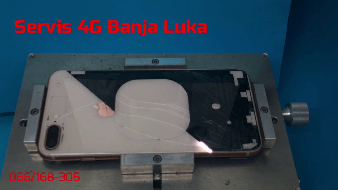 iPhone X/8 Plus/8 Back Glass Separating with Laser Machine - YouTube
