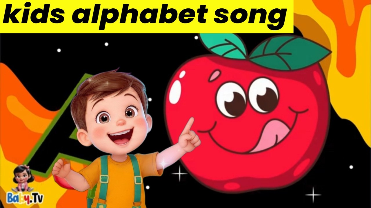 A to Z Fun Alphabet Song Learn Letters with Animation Nursery Rhymes ...