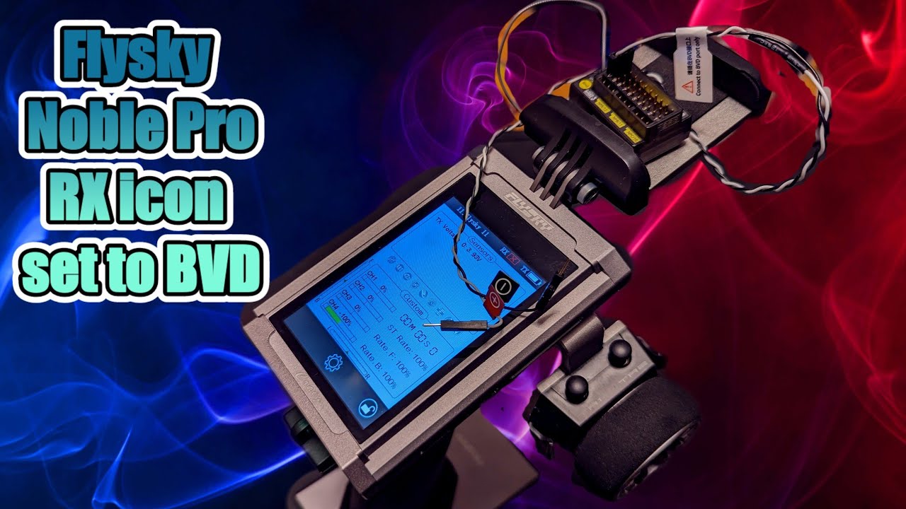 Flysky Noble Pro RX icon as BVD level firmware 1.0.2 - YouTube