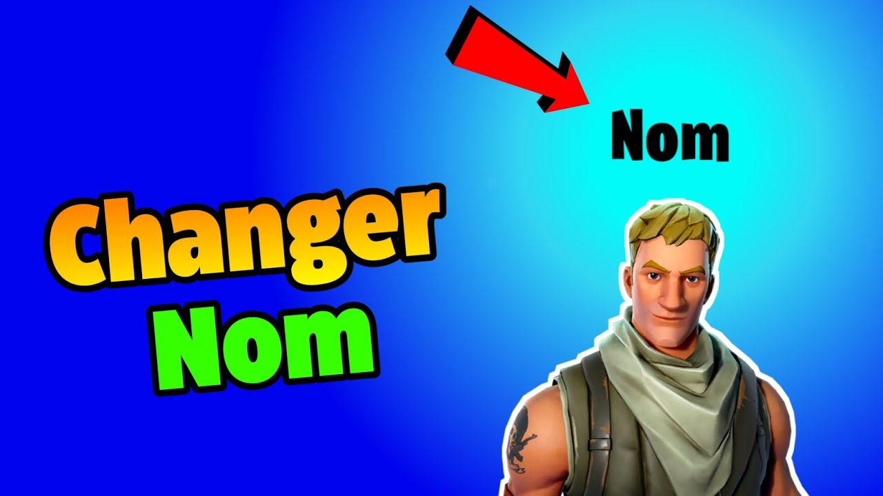 Comment Changer De Nom Sur Fortnite YouTube comment changer de nom sur fortnite youtube