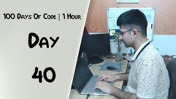 100 days of code | Day 40 | 1 Hour Study With Me | 60/10 Pomodoro | Stream 70