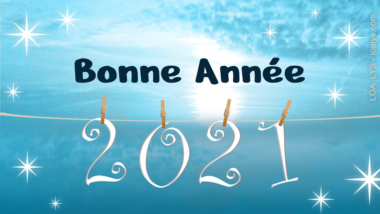 Bonne Annee 21 Carte Virtuelle De Vœux Positive Youtube