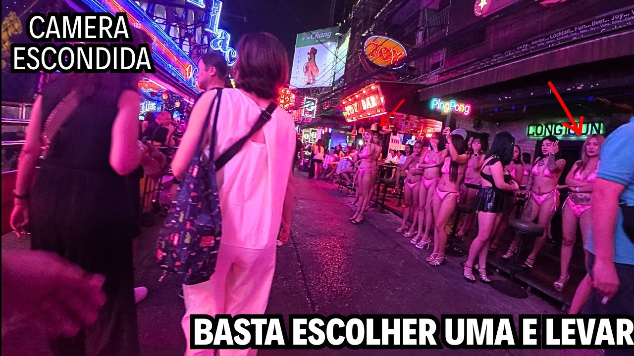 CAMINHEI PELA RUA DA PROSTITUIÇÃO EM BANGKOK
