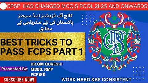 Easy Tricks To Pass FCPS Part 1 || CPSP New McQ 2025 || All about FCPS 1