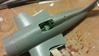 F4F Wildcat build 1/48 scale Pt2 Monogram