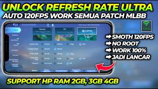Cara Unlock Refresh Rate & Grafik Ultra 120 FPS Mobile Legends