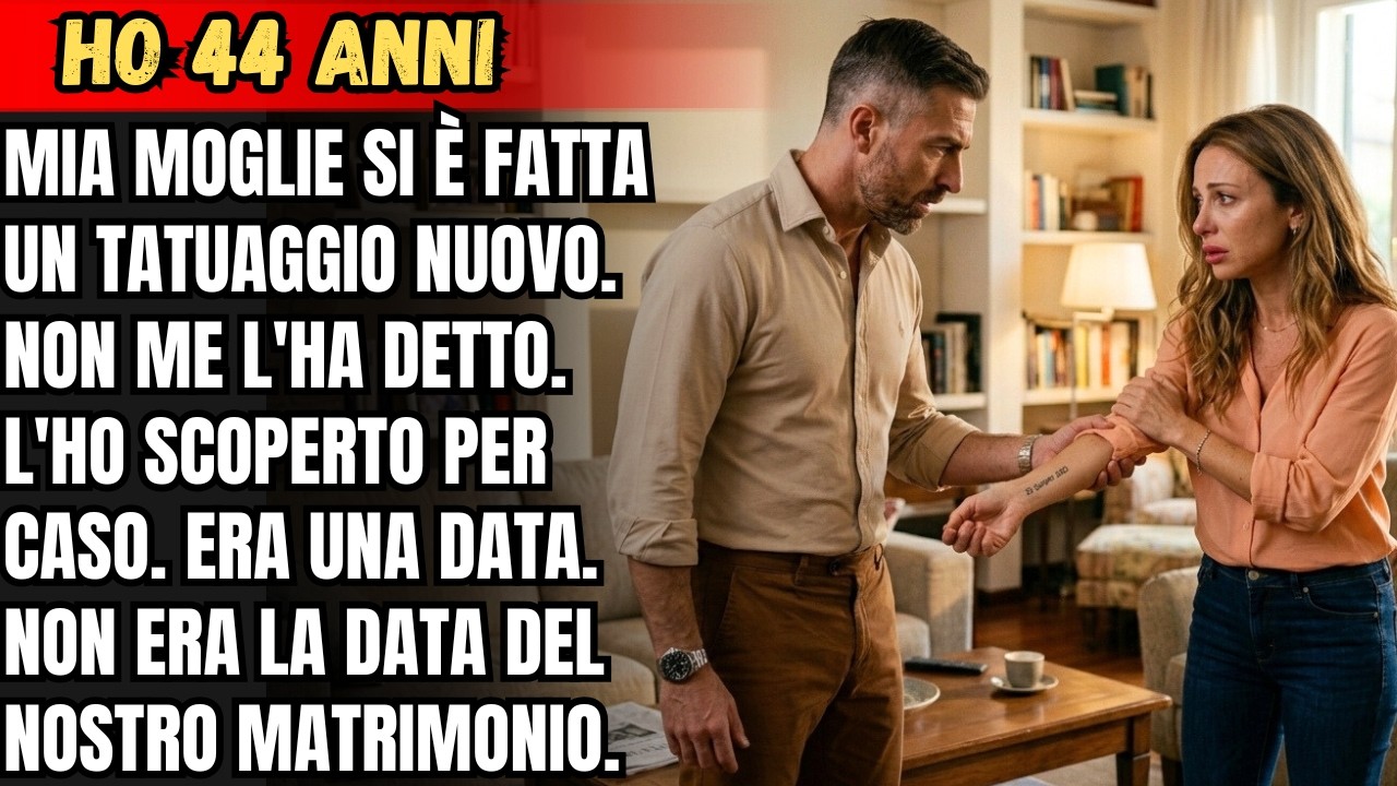 Ho visto il tatuaggio sul polso di mia moglie mentre facevamo la doccia insieme. Una data, 23 giugno 2022, incisa sulla pelle come un marchio di proprietà. Non era il nostro anniversario, non era...