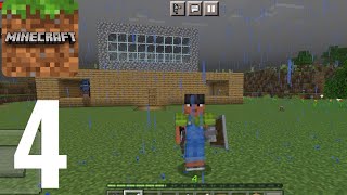 MINECRAFT pocket edition| mining and building my house | Episode 4 | Walkthrough 