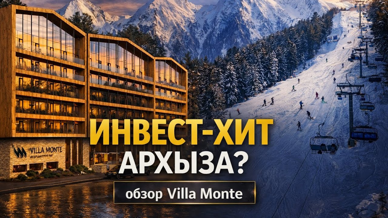 Инвестиции в Архыз: обзор апарт-комплекса Villa Monte | доход от аренды