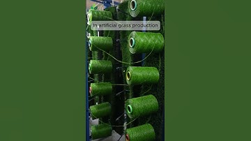 In artificial grass production