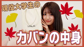 【半年ぶりです】現役女子大生の秋のカバンの中身をご紹介♡【プライベート用】