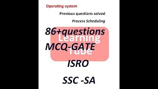 Operating System,Process Scheduling MCQs,part-6