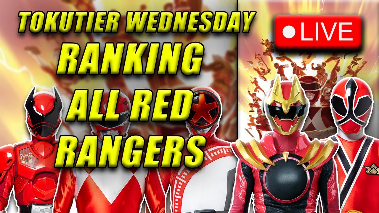9K SUB SPECIAL ! TokuTier Wednesday: Ranking All Red Power Rangers and ...